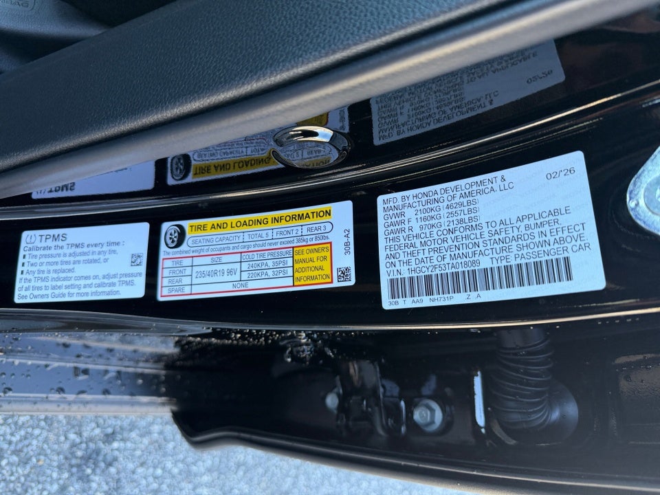 2026 Honda Accord Hybrid Sport