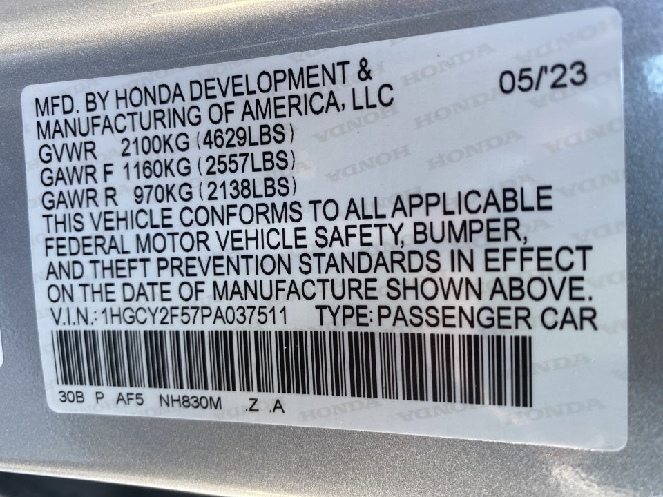 2023 Honda Accord Hybrid Sport