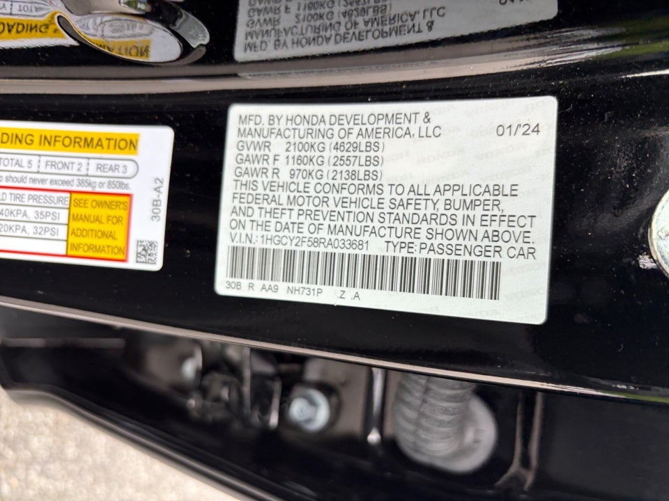 2024 Honda Accord Hybrid Sport