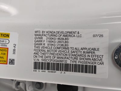 2025 Honda Accord Hybrid Sport