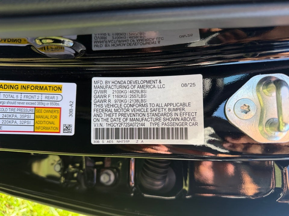 2025 Honda Accord Hybrid Sport-L