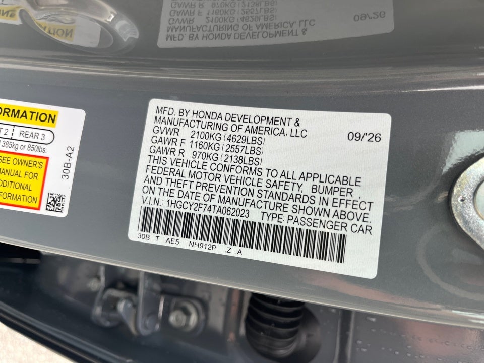 2026 Honda Accord Hybrid Sport-L