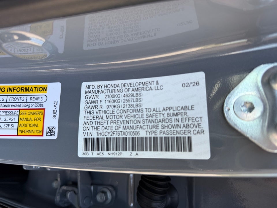 2026 Honda Accord Hybrid Sport-L