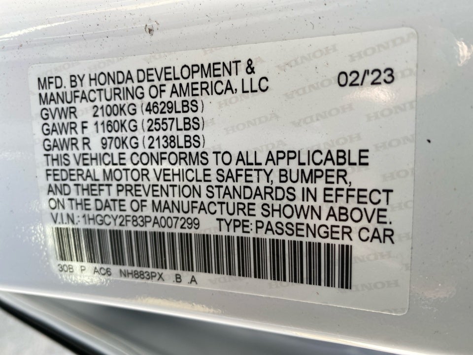 2023 Honda Accord Hybrid Touring