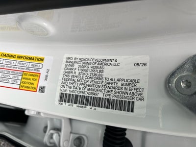 2026 Honda Accord Hybrid Touring