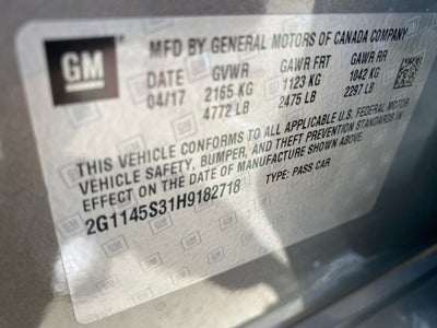 2017 Chevrolet Impala Premier