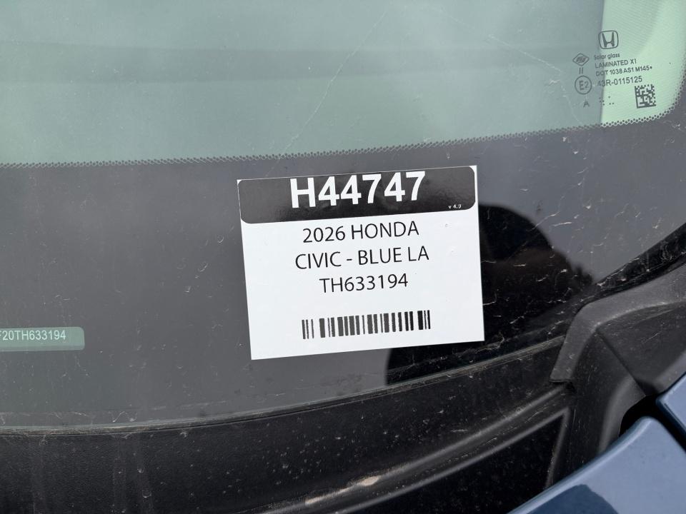 2026 Honda Civic Sedan LX