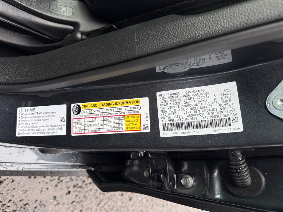 2026 Honda Civic Sedan Sport