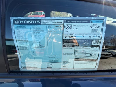 2026 Honda Civic Sedan Sport