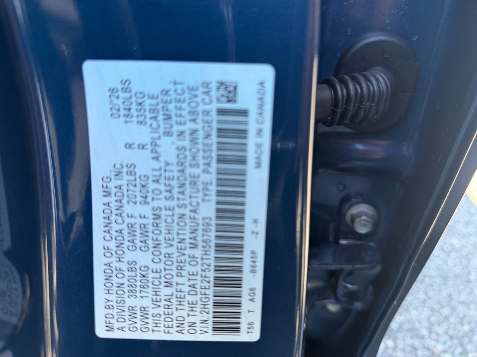 2026 Honda Civic Sedan Sport