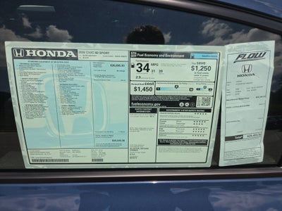 2026 Honda Civic Sedan Sport