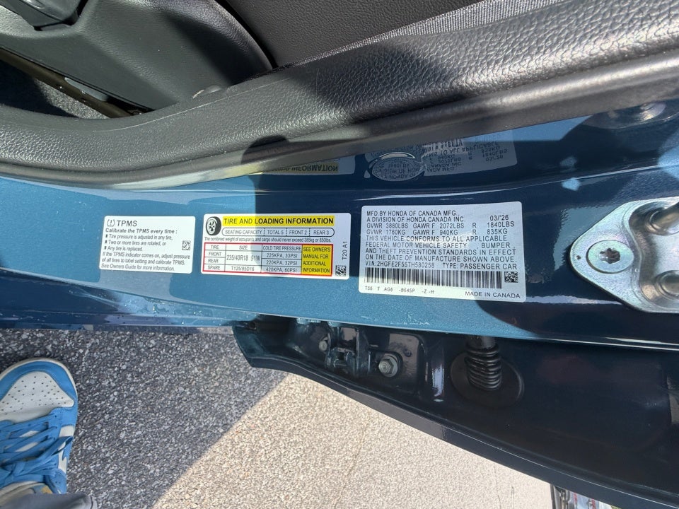 2026 Honda Civic Sedan Sport