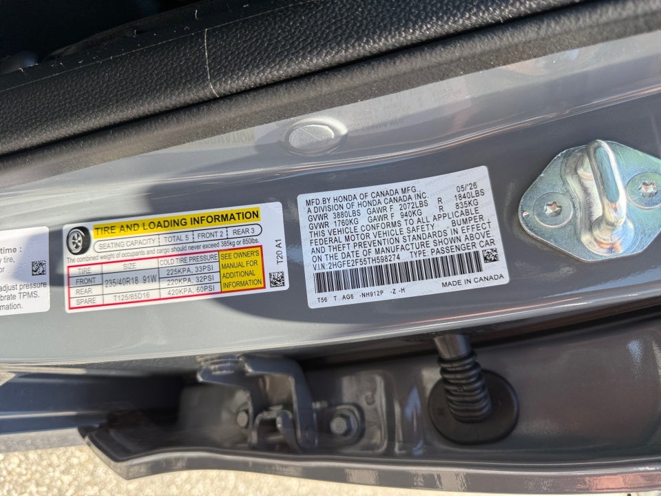 2026 Honda Civic Sedan Sport