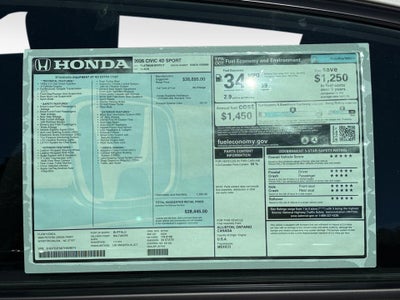 2026 Honda Civic Sedan Sport