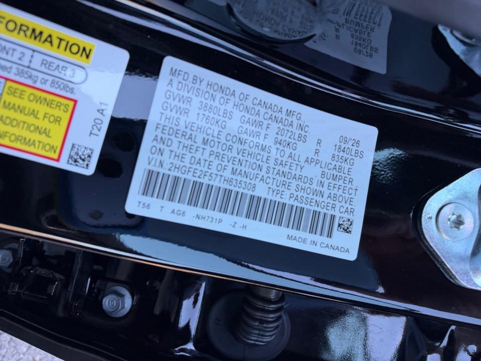2026 Honda Civic Sedan Sport