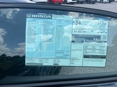 2026 Honda Civic Sedan Sport