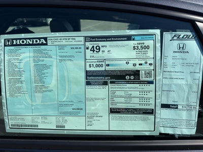 2026 Honda Civic Hybrid Sport