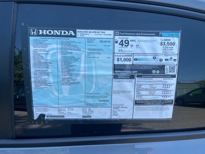 2026 Honda Civic Hybrid Sport Touring