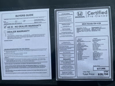 2024 Honda CR-V EX 2WD