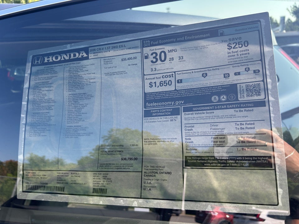 2026 Honda CR-V EX-L 2WD