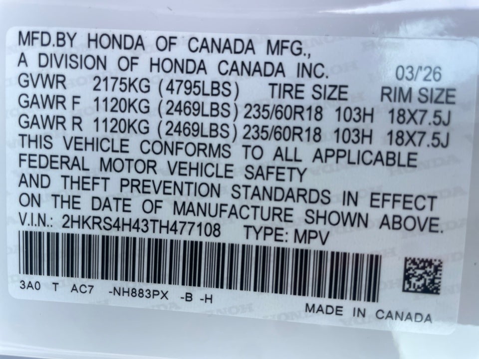 2026 Honda CR-V EX AWD