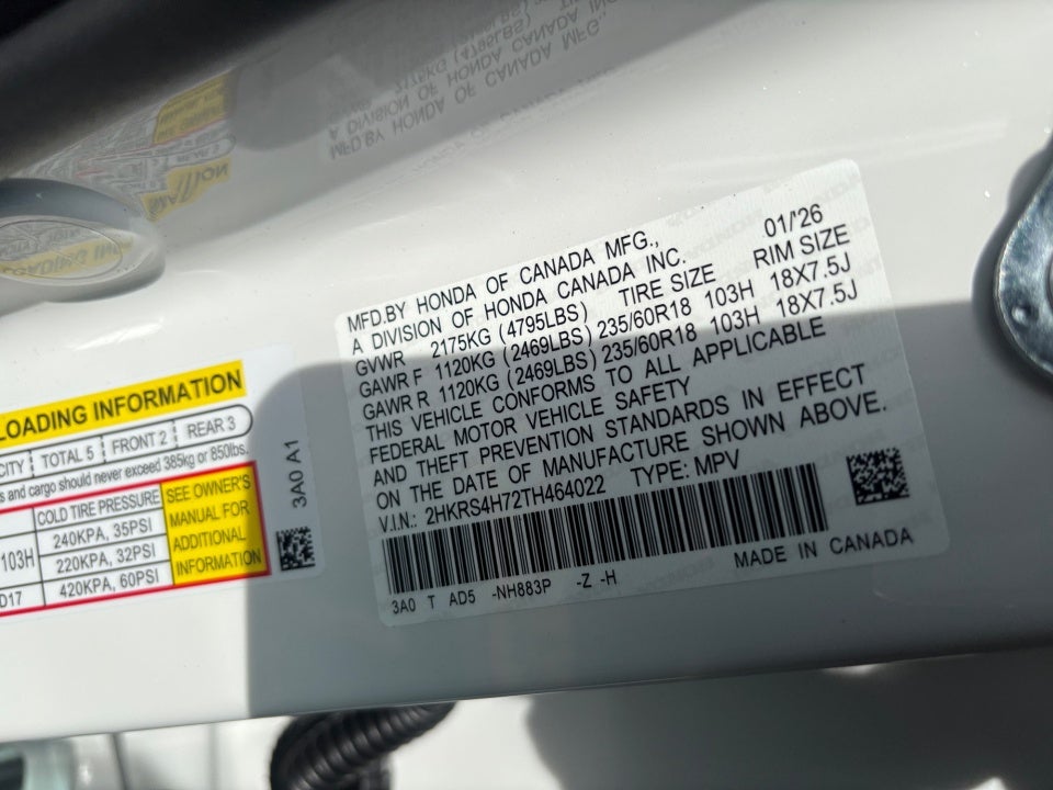 2026 Honda CR-V EX-L AWD