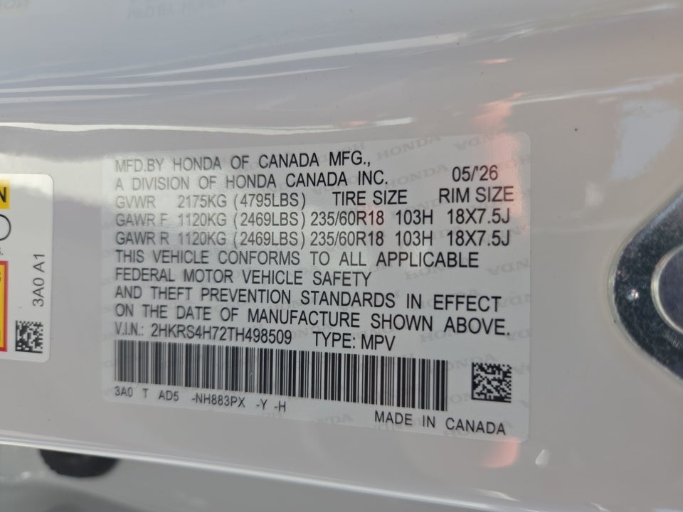 2026 Honda CR-V EX-L AWD