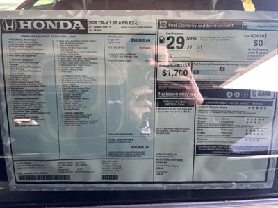 2026 Honda CR-V EX-L AWD