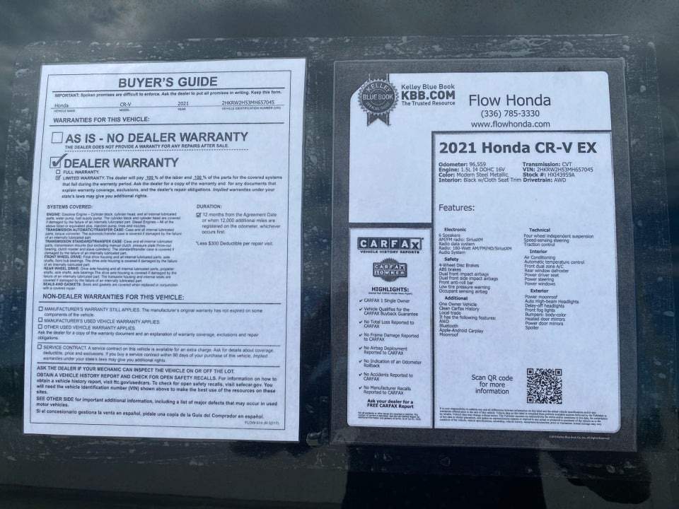 2021 Honda CR-V AWD EX