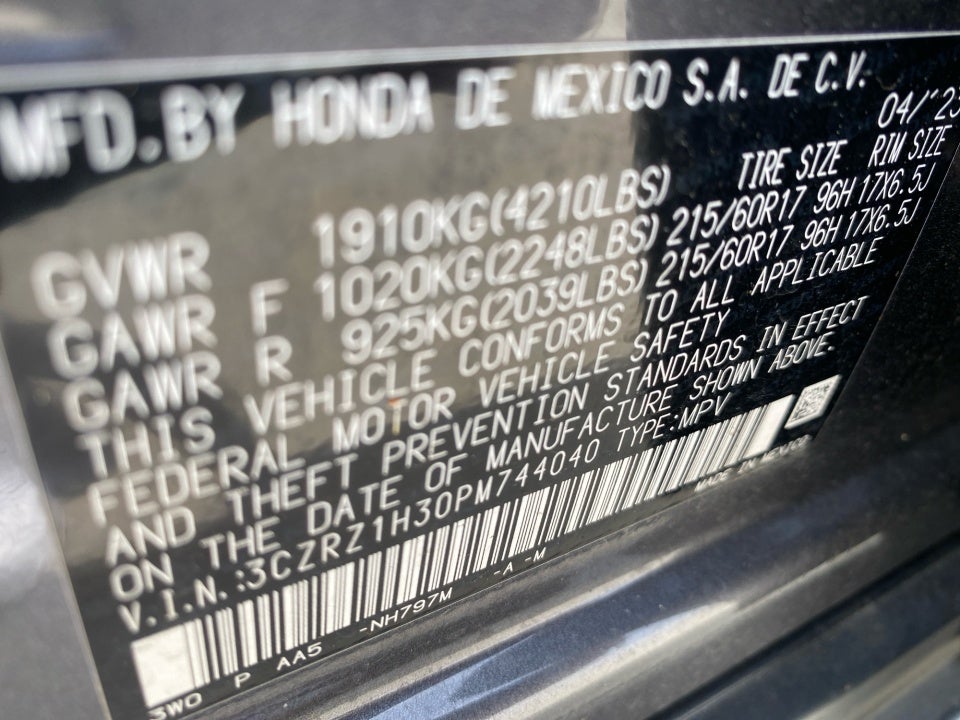2023 Honda HR-V 2WD LX