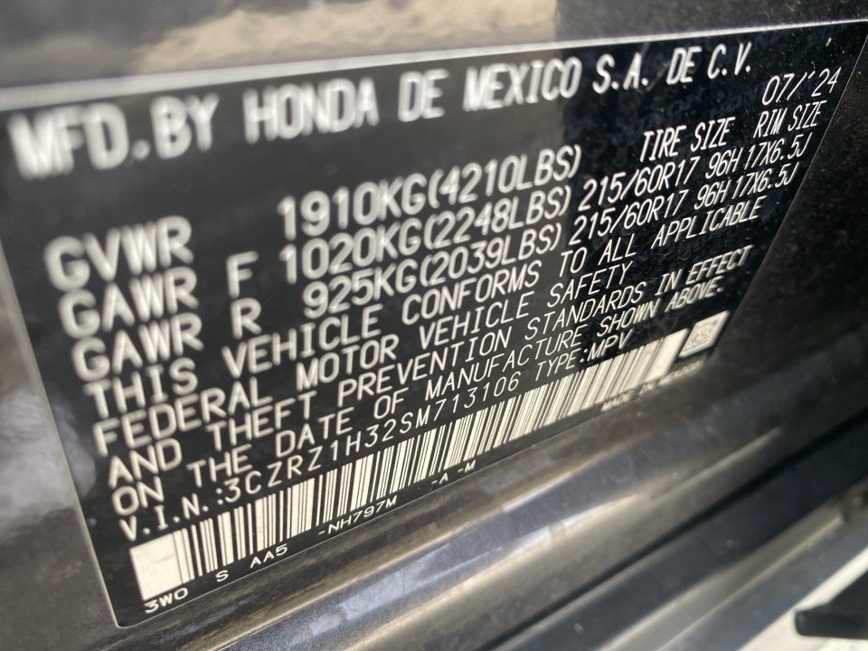 2025 Honda HR-V 2WD LX