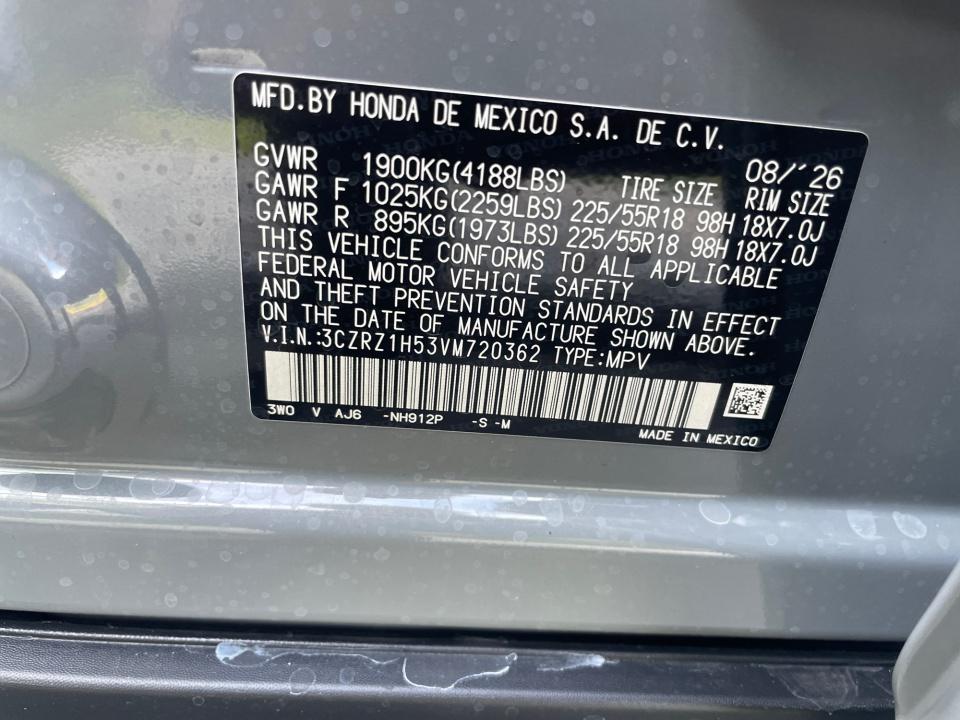 2027 Honda HR-V Sport