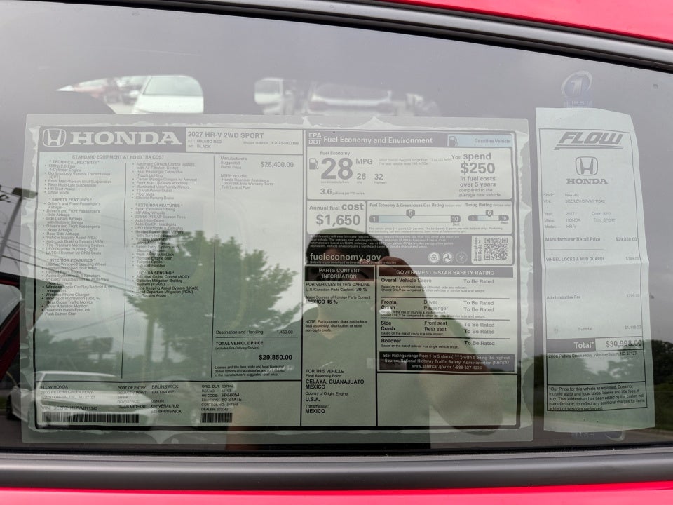 2027 Honda HR-V Sport