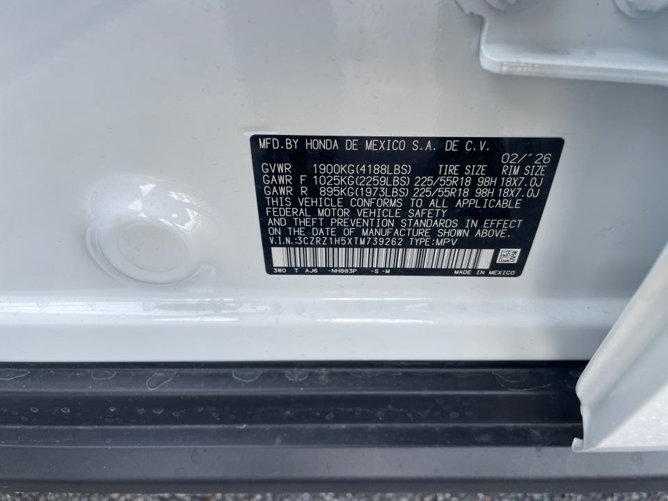 2026 Honda HR-V 2WD Sport