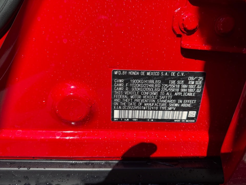 2026 Honda HR-V AWD Sport