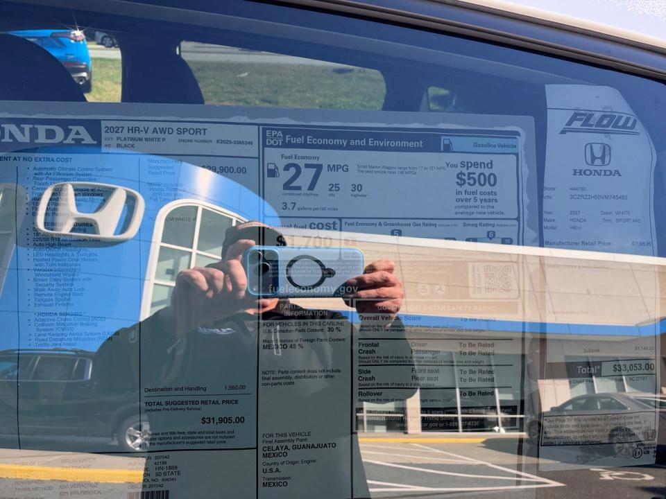 2027 Honda HR-V Sport