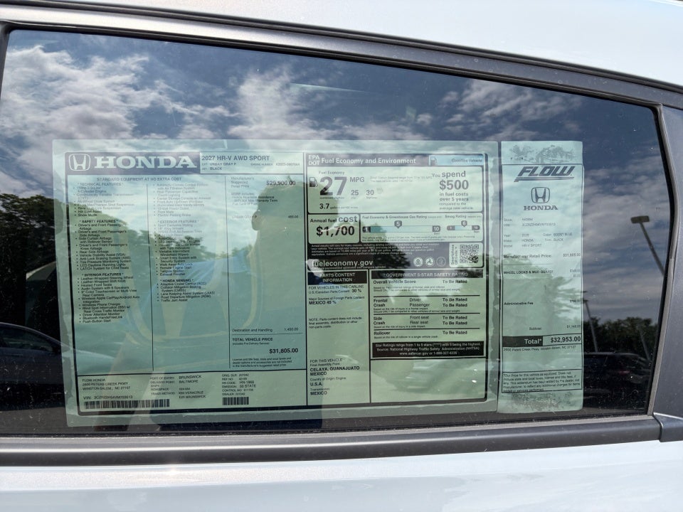 2027 Honda HR-V Sport