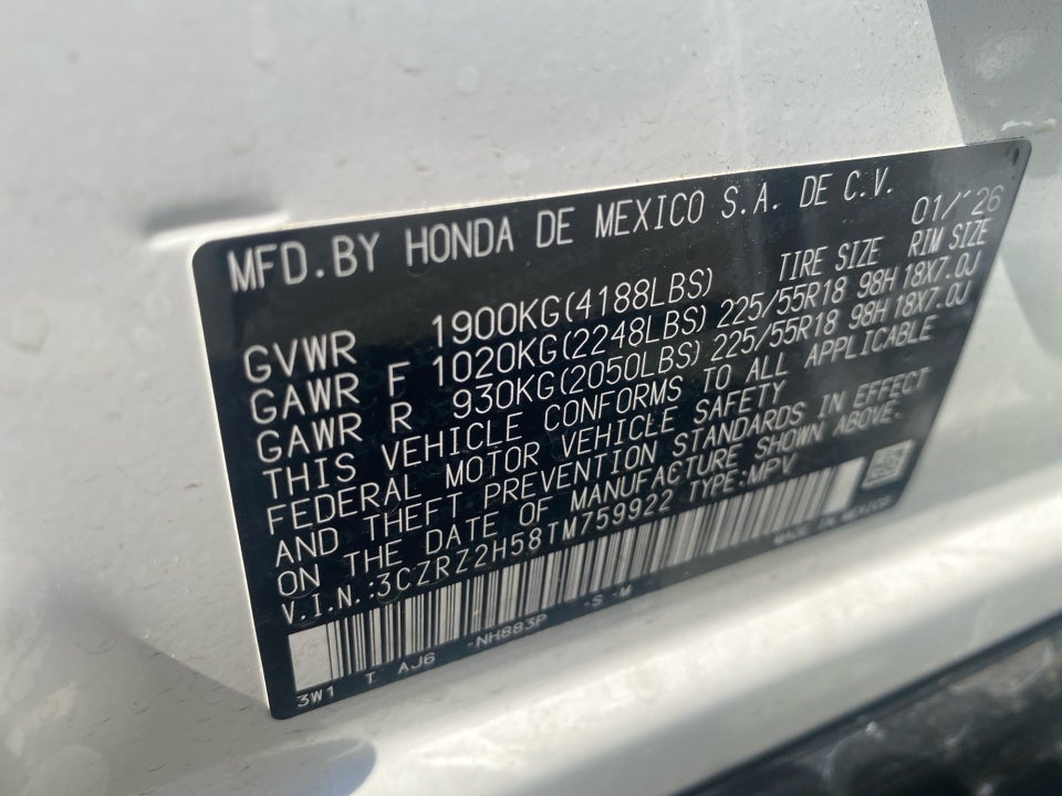 2026 Honda HR-V Sport