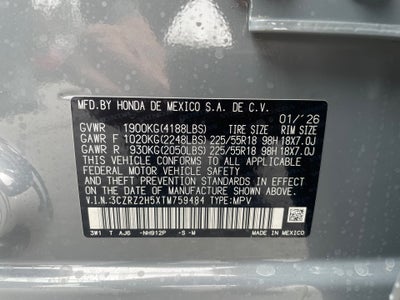 2026 Honda HR-V AWD Sport