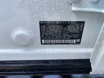 2026 Honda HR-V AWD EX-L