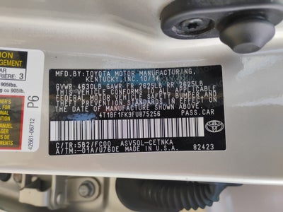 2015 Toyota Camry LE