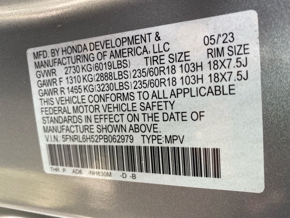 2023 Honda Odyssey EX