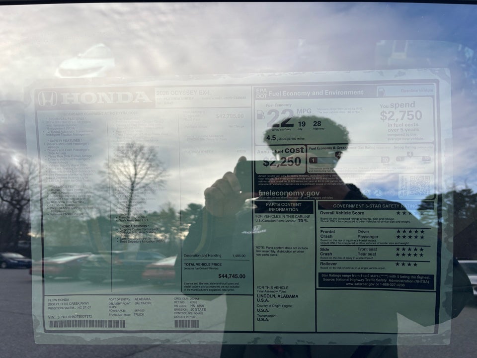 2026 Honda Odyssey EX-L