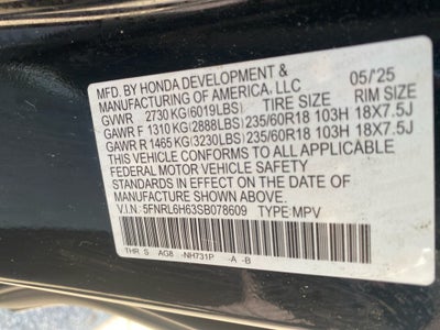 2025 Honda Odyssey EX-L