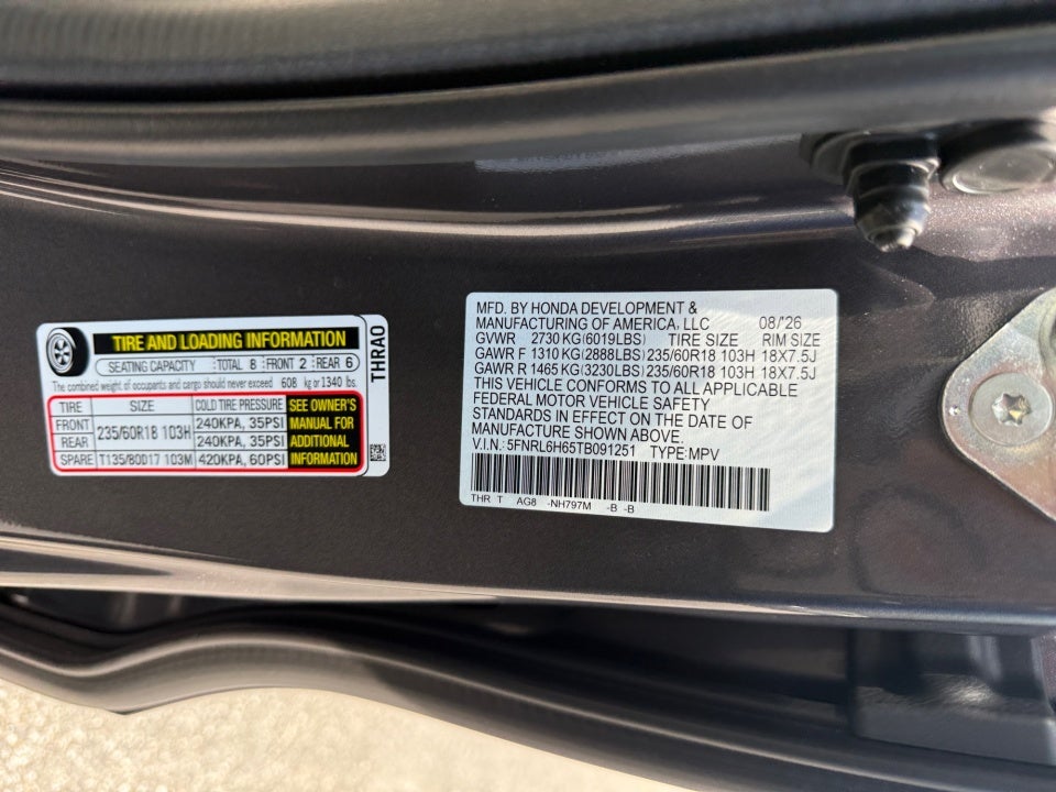 2026 Honda Odyssey EX-L
