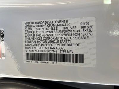 2026 Honda Odyssey EX-L