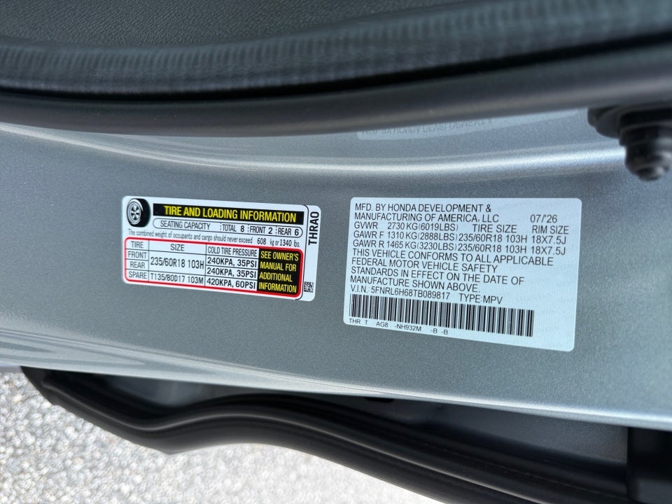 2026 Honda Odyssey EX-L