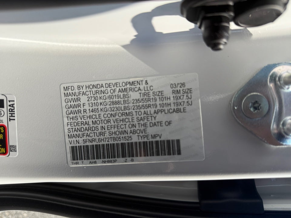 2026 Honda Odyssey Sport-L