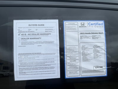 2023 Honda Odyssey Sport