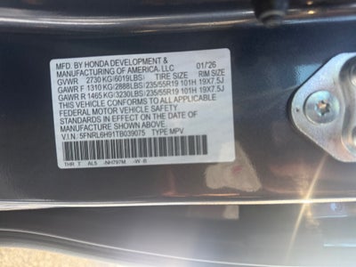 2026 Honda Odyssey Elite